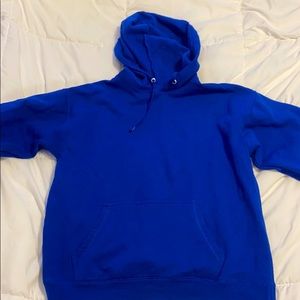 Plain Blue Hoodie